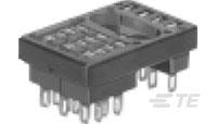 TE Connectivity Potter & Brumfield R10 16 Pin PCB Mount Relay Socket, for use with Relay