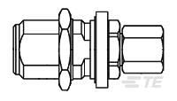 TE Connectivity 3004 7750 02 Series, Jack Panel Mount N Connector, 50Ω, Clamp Termination, Straight Body