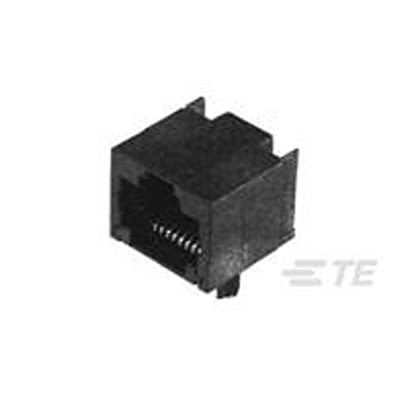 TE Connectivity 4065 Series Female Ethernet Connector, Board Mount, Cat5 Right Angle 1 Port 8 -Way
