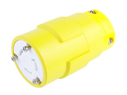 Molex US Mains Plug, 30A Yellow, Free Hanging Socket, 250 V