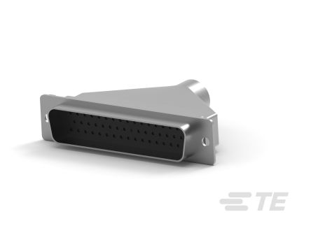 TE Connectivity AMPLIMITE 50 Way Vertical Panel Mount D-sub Connector Plug, 2.77mm Pitch, with Mounting Holes