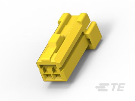 TE Connectivity, 1740 Automotive Connector Accessory Plug Yellow 174056-1