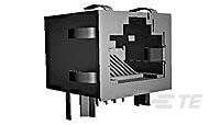 TE Connectivity OEG Series Female RJ45 Connector, Panel Mount, Cat3 Right Angle 1 Port 8 -Way