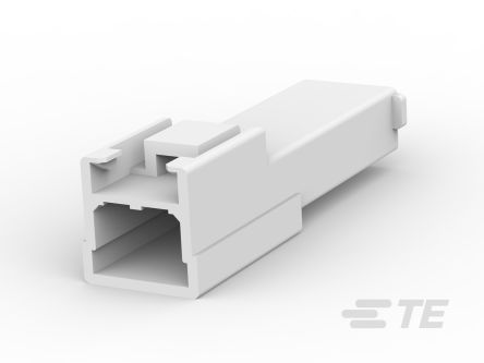 TE Connectivity, FASTIN-FASTON 250 1 Way Nylon Crimp Terminal Housing, Natural