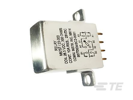 TE Connectivity Power Relay, 12V dc Coil, 10A Switching Current, DPDT