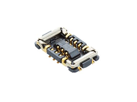 Molex 50506 Series Vertical Board Mount PCB Socket, 48-Contact, 2-Row, 0.3mm Pitch, Surface Mount Termination