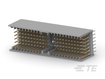 TE Connectivity, 10066 2mm Pitch Connector Backplane Connector, Male, Vertical, 22 Column, 7 Row, 154 Way, 100668-1
