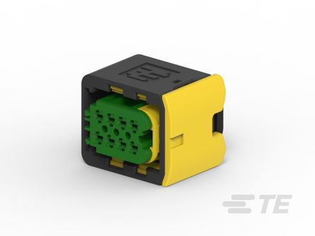 TE Connectivity, 3-1418 Automotive Connector Receptacle Black Cable Mount 8 Way, Wire Termination 3-1418479-1