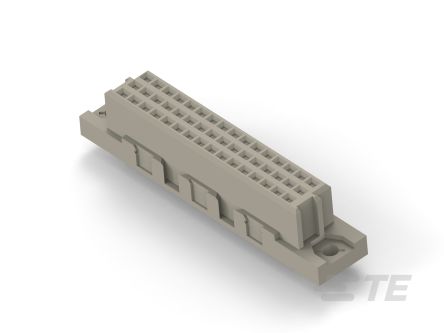 TE Connectivity, 8-139 2.54mm Pitch Connector Backplane Connector, Receptacle, Vertical, 16 Column, 3 Row, 48 Way,