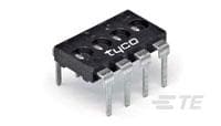 TE Connectivity 8 Way Through Hole DIP & SIP Switch Single Pole - Single Throw