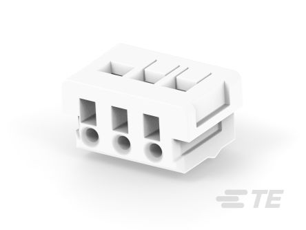 TE Connectivity AMP Series Straight Cable Mount PCB Header, 3 Contact(s), 2mm Pitch, 1 Row(s), Unshrouded