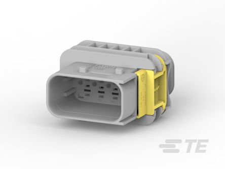 TE Connectivity, 2-1564522-1, 2-156 Male 8 Way Housing For Male Terminals for use with Automotive Housings