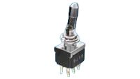 TE Connectivity Toggle Switch, Panel Mount, On-On, DPDT, Lead Wire Terminal, 125 or 250V