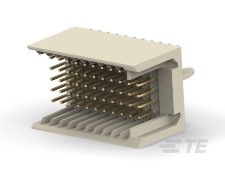 TE Connectivity, Z PACK 2mm Pitch Hard Metric Backplane Connector, Male, Vertical, 11 Column, 7 Row, 77 Way