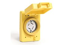 Molex US Mains Plug, 30A Yellow, Free Hanging Socket, 250 V
