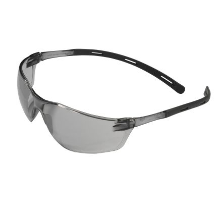 JSP Rigi Anti-Mist UV Safety Glasses, Grey Polycarbonate Lens