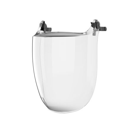 JSP Clear Flip Up PC Face Shield with Face Guard, Resistant To Molten Metal Splash, Ultra Violet Flash