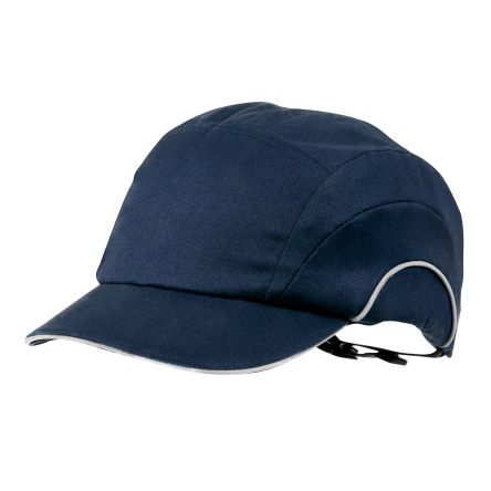 JSP Black Short Peaked Bump Cap, HDPE Protective Material
