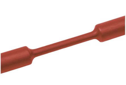 HellermannTyton Heat Shrink Tubing, Red 24mm Sleeve Dia. x 30m Length 3:1 Ratio, TF31 Series