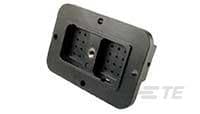 TE Connectivity, DRC Automotive Connector Plug Black Panel Mount 24 Way, Wire Termination DRC12-24PAE