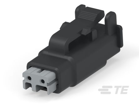 TE Connectivity, DTMH06-2SA, DTMH Female 2 Way Housing For Female Terminals for use with Automotive Housings