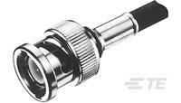 TE Connectivity 2-331 Series Plug Cable BNC Connector, Crimp Termination, Straight Body