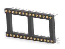 TE Connectivity 2.54mm Pitch 28 Way SMT DIP Test IC Socket