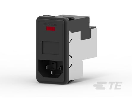 TE Connectivity, Corcom P 3A 230 V ac 50 / 60Hz, Snap-In EMI Filter, Fast-On