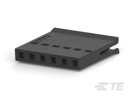 TE Connectivity, 4873 2.54mm Pitch 6 Way Straight Socket FPC Connector, Wire Wrap