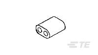 TE Connectivity, AMP Automotive Connector Accessory Black 353379-2