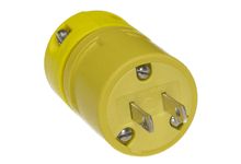 Molex US Mains Plug, 15A Yellow, Free Hanging Plug In, 125 V