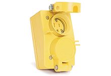 Molex US Mains Plug, 15A Yellow, Wall Mount Socket, 125 V