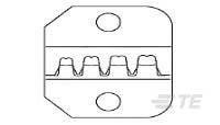 TE Connectivity, AMP Crimp Die, Coaxial Type Closed Barrel