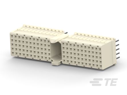 TE Connectivity, Z-PACK 2mm Pitch Hard Metric Backplane Connector, Receptacle, Vertical, 25 Column, 5 Row, 110 Way