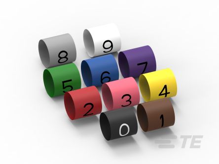 TE Connectivity Heat Shrink Tubing, Yellow 3mm Sleeve Dia. x 5mm Length 0.125694444444444 Ratio, RAYCHEM TRSA Series