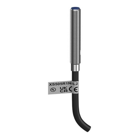 Telemecanique Sensors Inductive Threaded Barrel Inductive Proximity Sensor, M5, 2.5 mm Detection, NPN NO, 12 To 24 V