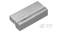 TE Connectivity, Z-Pack 2mm Pitch Hard Metric Hard Metric Backplane Connector, Male, Right Angled, 25 Column, 5 Row,