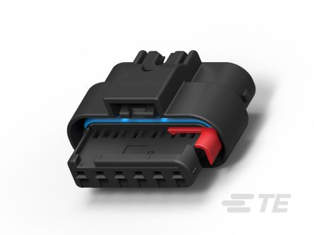 TE Connectivity, MCON Receptacle 6 Way Housing For Female Terminals for use with Wire And Cable