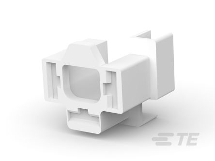 TE Connectivity, FASTIN-FASTON 250 3 Way Polyamide Crimp Terminal Housing, Natural