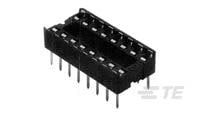 TE Connectivity, DIPLOMATE 0.3mm Pitch Straight 8 Way, Socket Mount Slotted Pin Pin IC Dip Socket