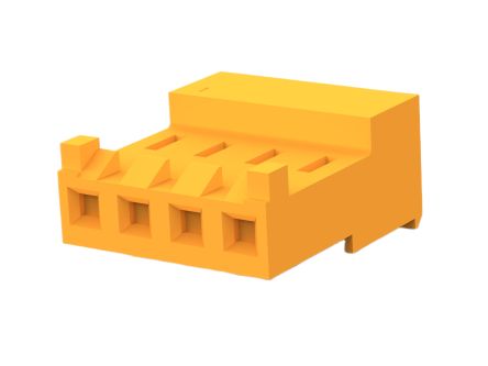TE Connectivity MTA 156 Series Cable Mount PCB Connector, 4 Contact(s), 3.96mm Pitch, 1 Row(s)
