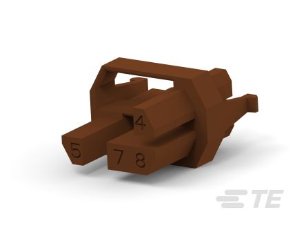 TE Connectivity, Z PACK 2mm Pitch Hard Metric Backplane Connector, Female, Straight, 2 Row, 4 Way