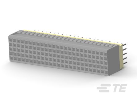 TE Connectivity, Z-PACK 2mm Pitch Hard Metric Backplane Connector, Receptacle, Vertical, 25 Column, 5 Row, 125 Way