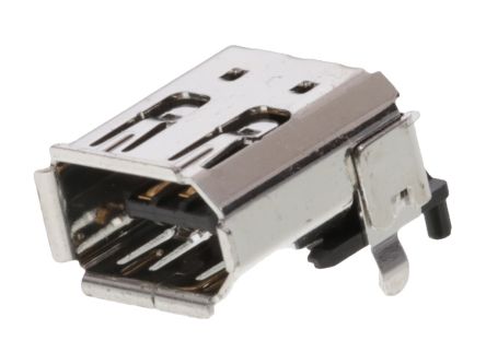 Molex, 53462-0629 6 Way Right Angle Surface Mount Firewire Connector