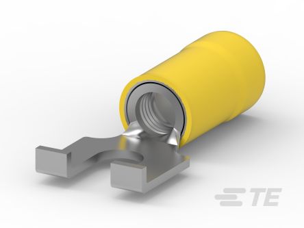 TE Connectivity PIDG Insulated Spade Connector, Spade Flange Tongue Terminal