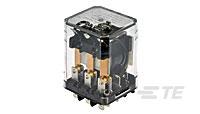 TE Connectivity Relay, 24V ac Coil, 10A Switching Current, 4PDT
