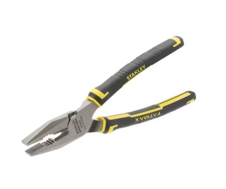 Stanley 0-89-868 4-Piece Pliers, 200 mm Overall, Flat Tip, 8in Jaw
