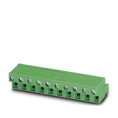 Phoenix Contact GMSTB Series PCB Connector, 9-Contact, 7.62mm Pitch, 1-Row, Pin Termination