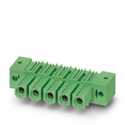 Phoenix Contact IPC Series Vertical Wave Soldering PCB Header, 7 Contact(s), 10.16mm Pitch, 1 Row(s), Shrouded