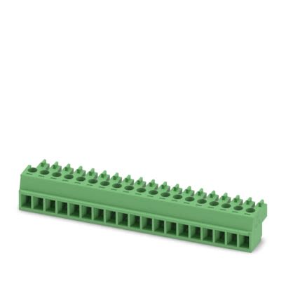 Phoenix Contact MC Series PCB Connector, 19-Contact, 3.81mm Pitch, 1-Row, Screw Termination